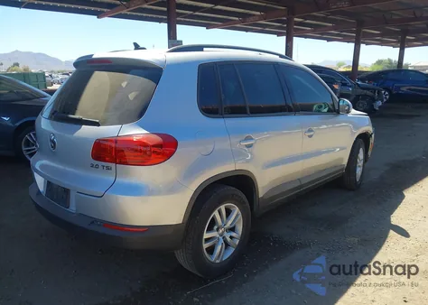 2015 Volkswagen Tiguan S from USA, damaged, VIN WVGAV7AX3FW565189